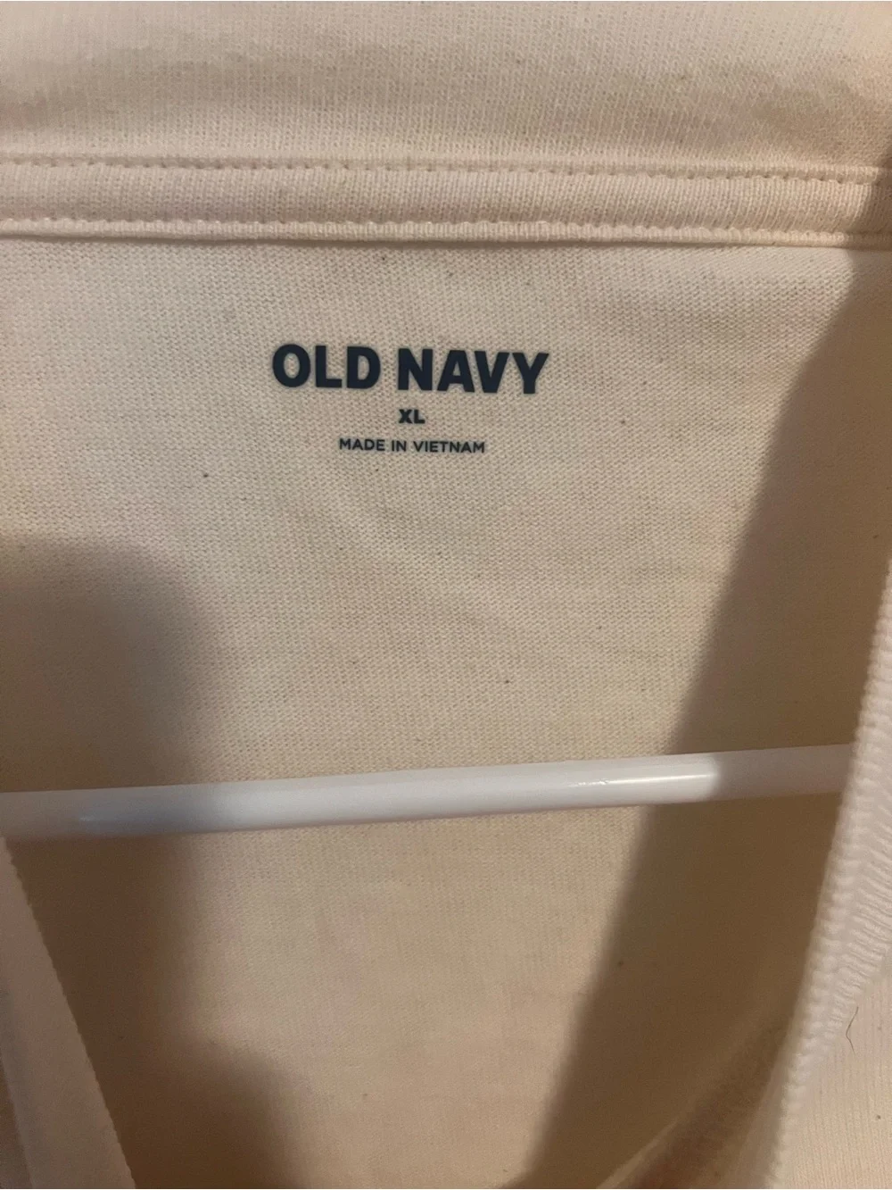 NWT Old Navy Men’s XL Cream Mock Neck Long Sleeve